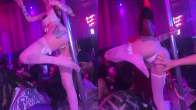 Bhad Bhabie OnlyFans Leak Stripping in a Nightclub