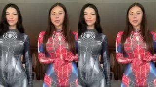 Sophie Rain & Aishah Sofey Spider Man – Dancing Video Onlyfans