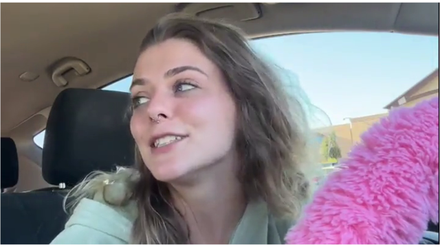 Babykaitt Masturbating In Car
