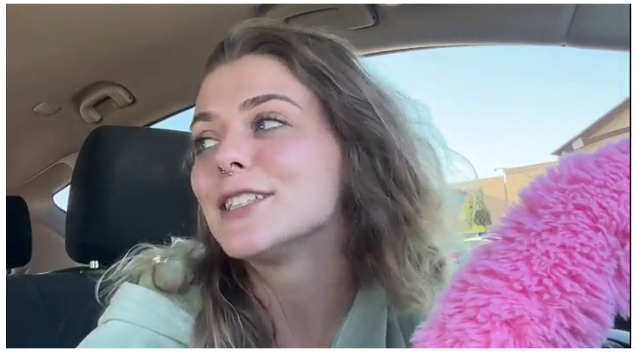 Babykaitt Masturbating In Car