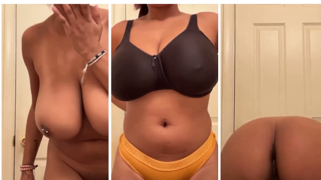 Thatsodesire fingering doggy in bathroom